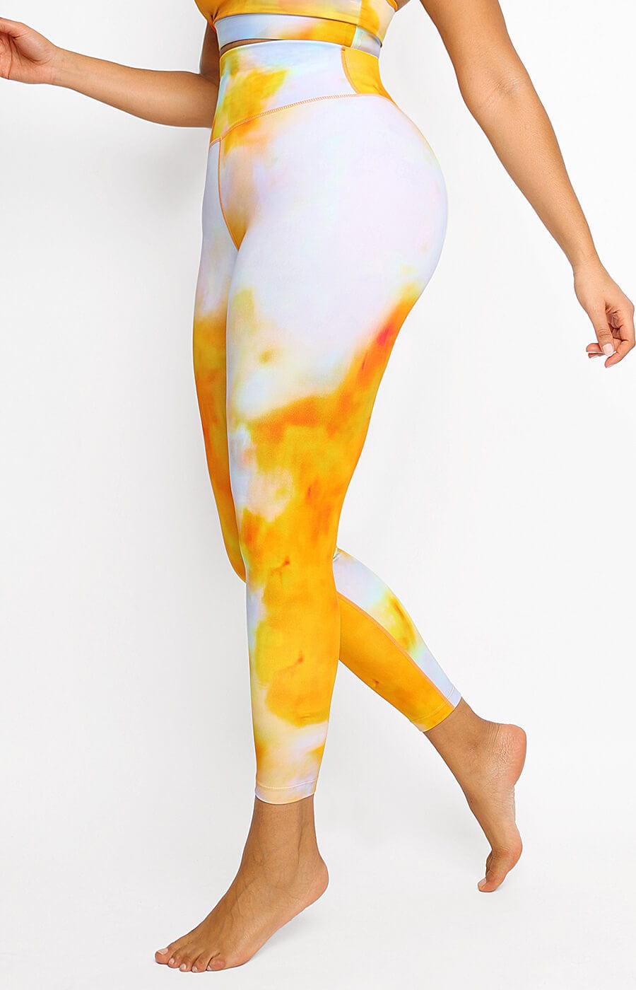 Miami Sunset High-Rise Full Length Leggings