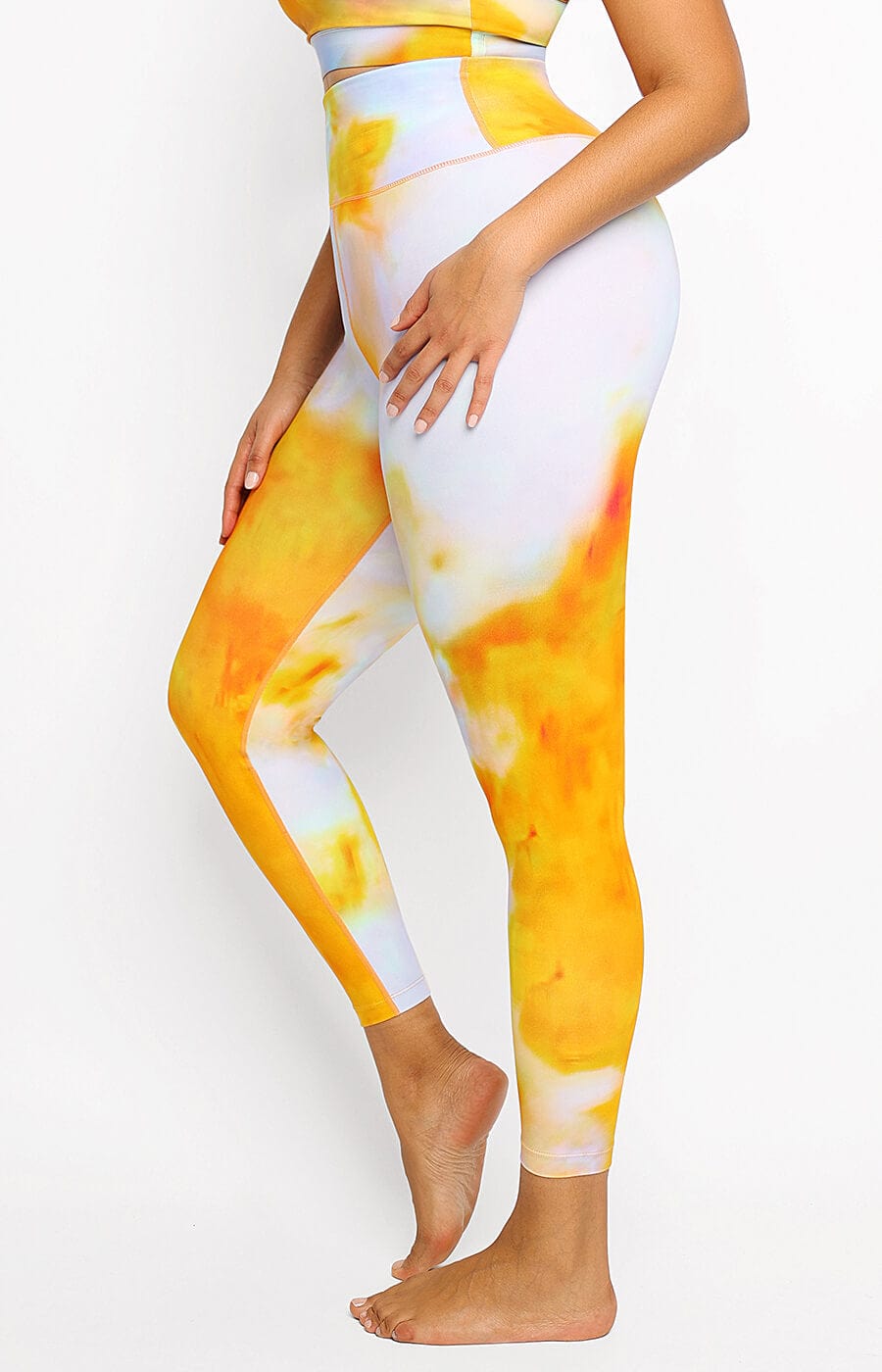 Miami Sunset High-Rise Full Length Leggings