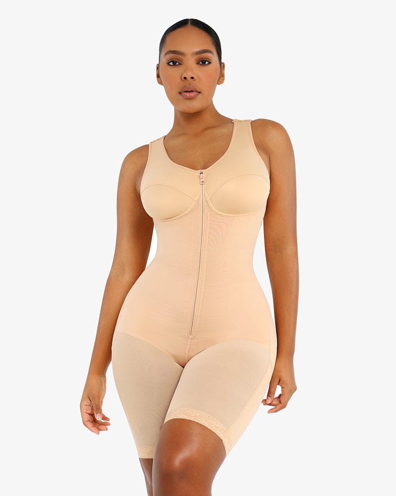AirSlim Firm Tummy Compression Bodysuit Shaper With Butt Lifter Size 5x