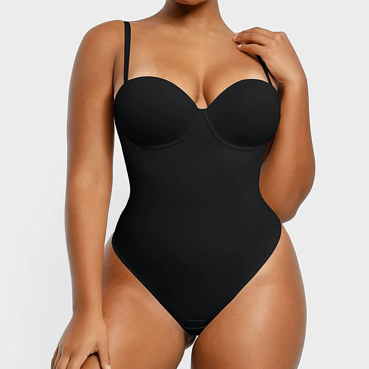 AirSlim Bustier Underwire Bodysuit Backless Shapewear With Bra
