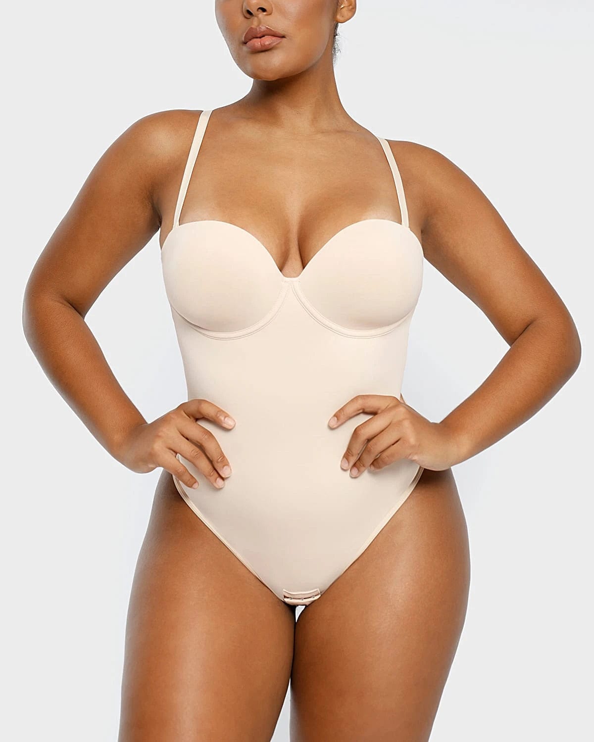 Bodysuit with underwire bra on sale