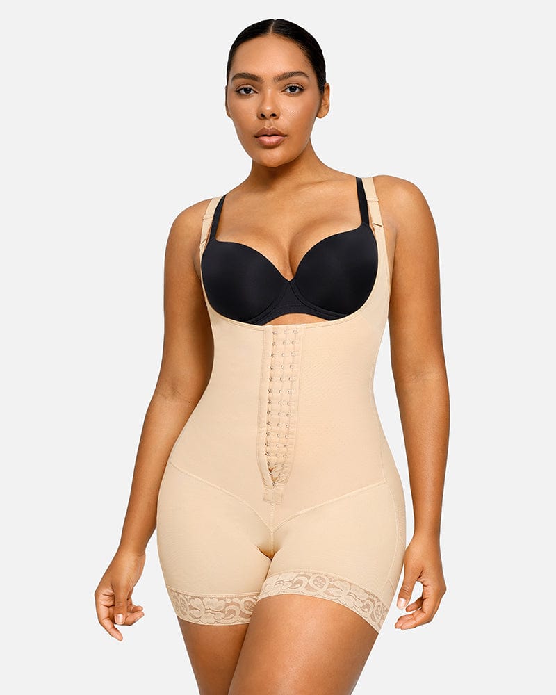 SHEER SCULPT OPEN BUST BODYSUIT | SIENNA