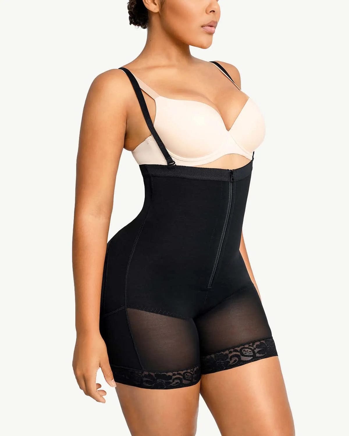 AirSlim Firm Tummy Compression Bodysuit Shaper With Butt Lifter