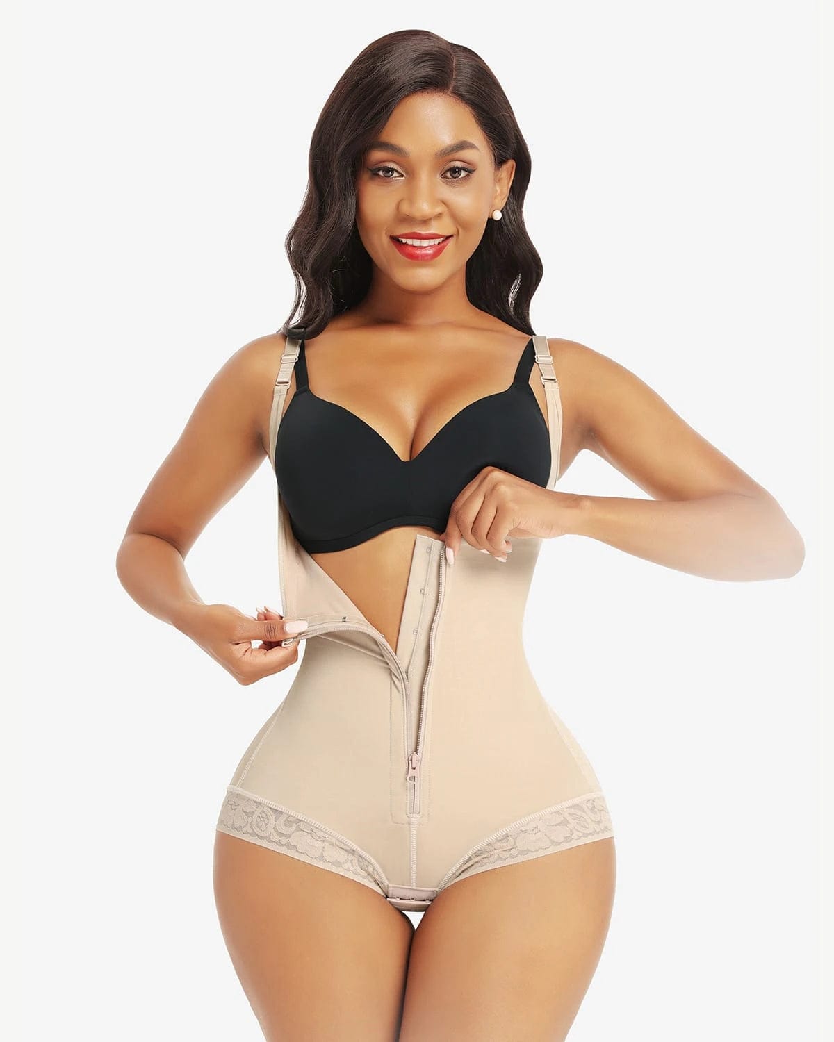 Zippered Breasted Shapewear