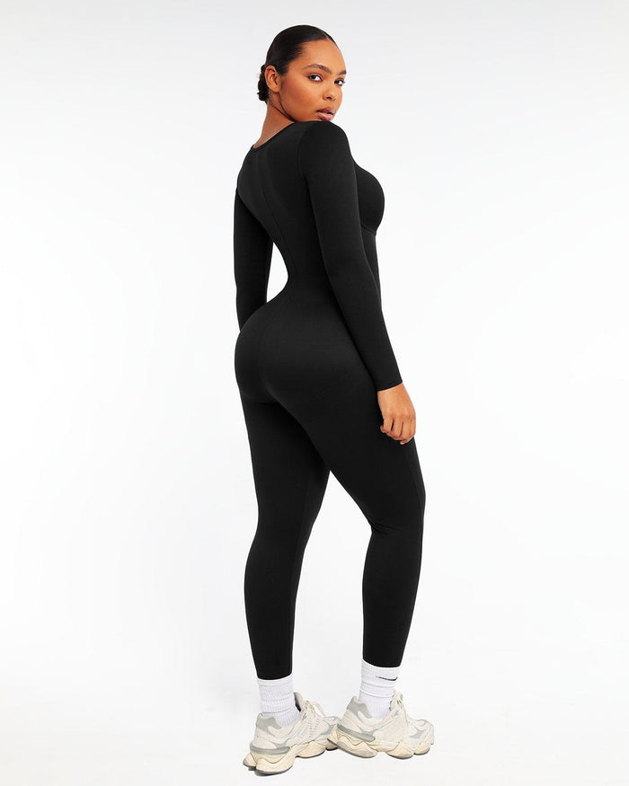 Long Sleeve Sport Shaping Jumpsuit