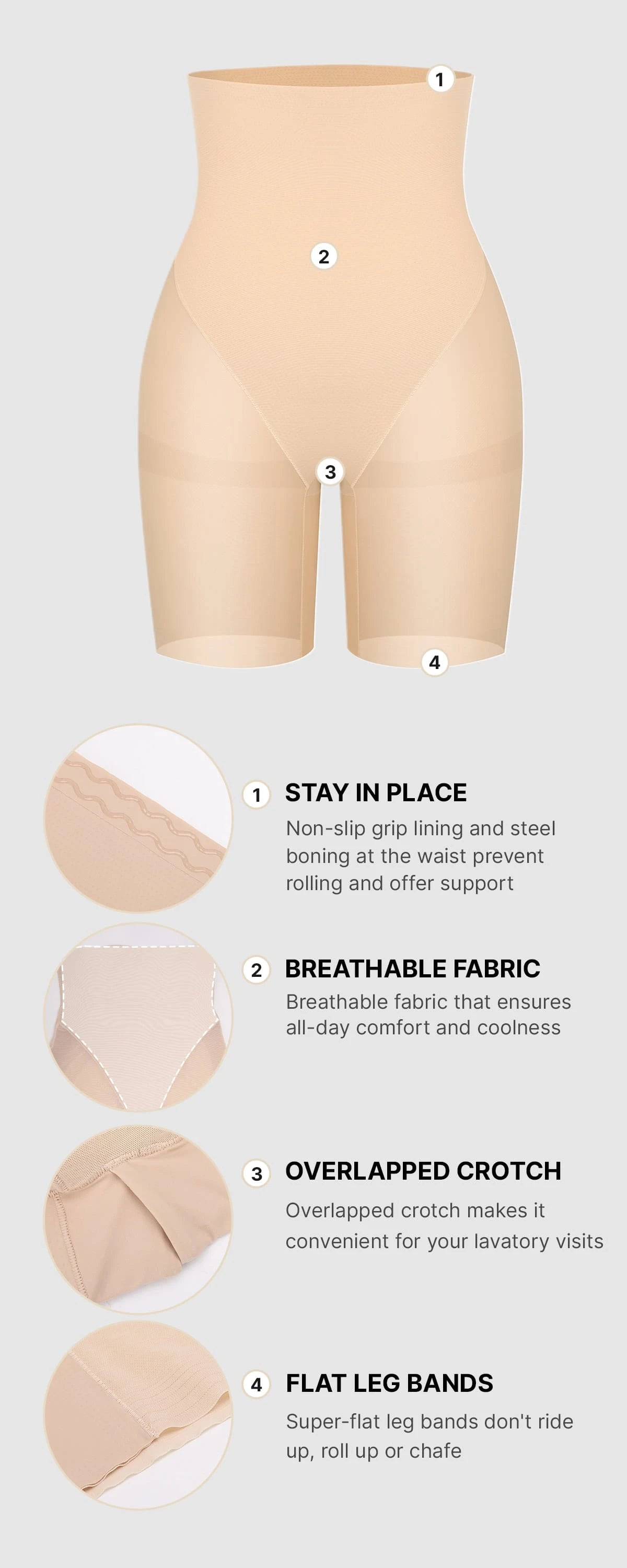 MeshSmooth™ High-Waisted Mid Thigh Short + Capri