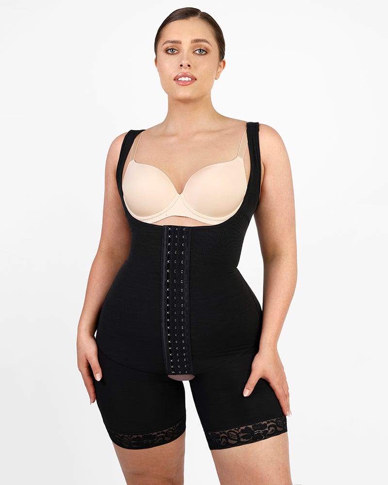 Bulk-buy S Shaper High Compression High-Thigh Bodysuit, Corset, Bustier  Seamless Shapewear with Side Zipper price comparison