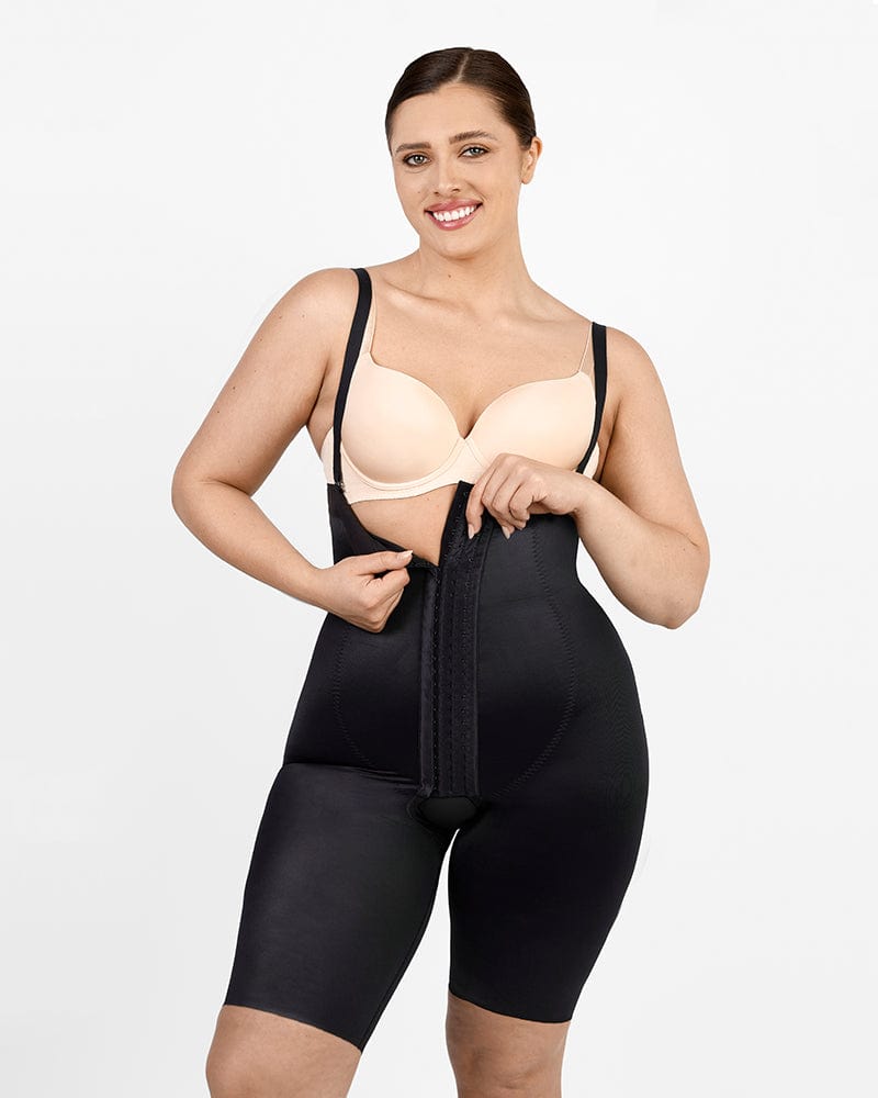 SHAPELLX Bodysuit for Women Tummy Control Plus Size Body Shaper Seamless  Sculpting Butt Lifter Full Body Shapewear, A1-black, XS-S : :  Fashion