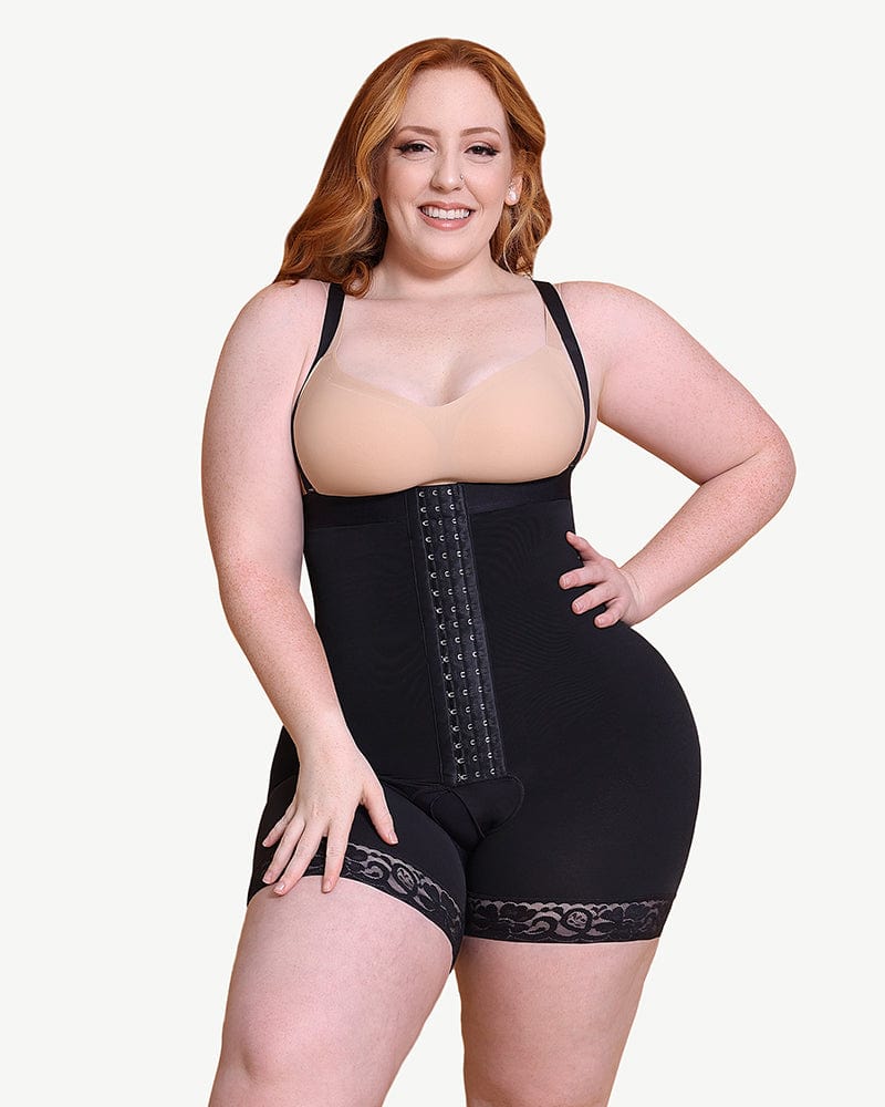 SHAPELLX Shorts Shapewear For Women with Removable Straps Plus Size  Seamless Tummy Control Thigh Control High Waist Fajas(Beige-5XL): Buy  Online at Best Price in UAE 