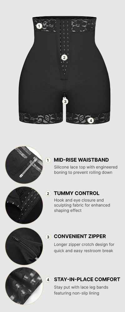 AirSlim® Tummy Compression Butt-Lifting Shorts