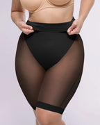 BOOT-YEAH MeshSmooth Butt-Lifting Above-Knee Shorts