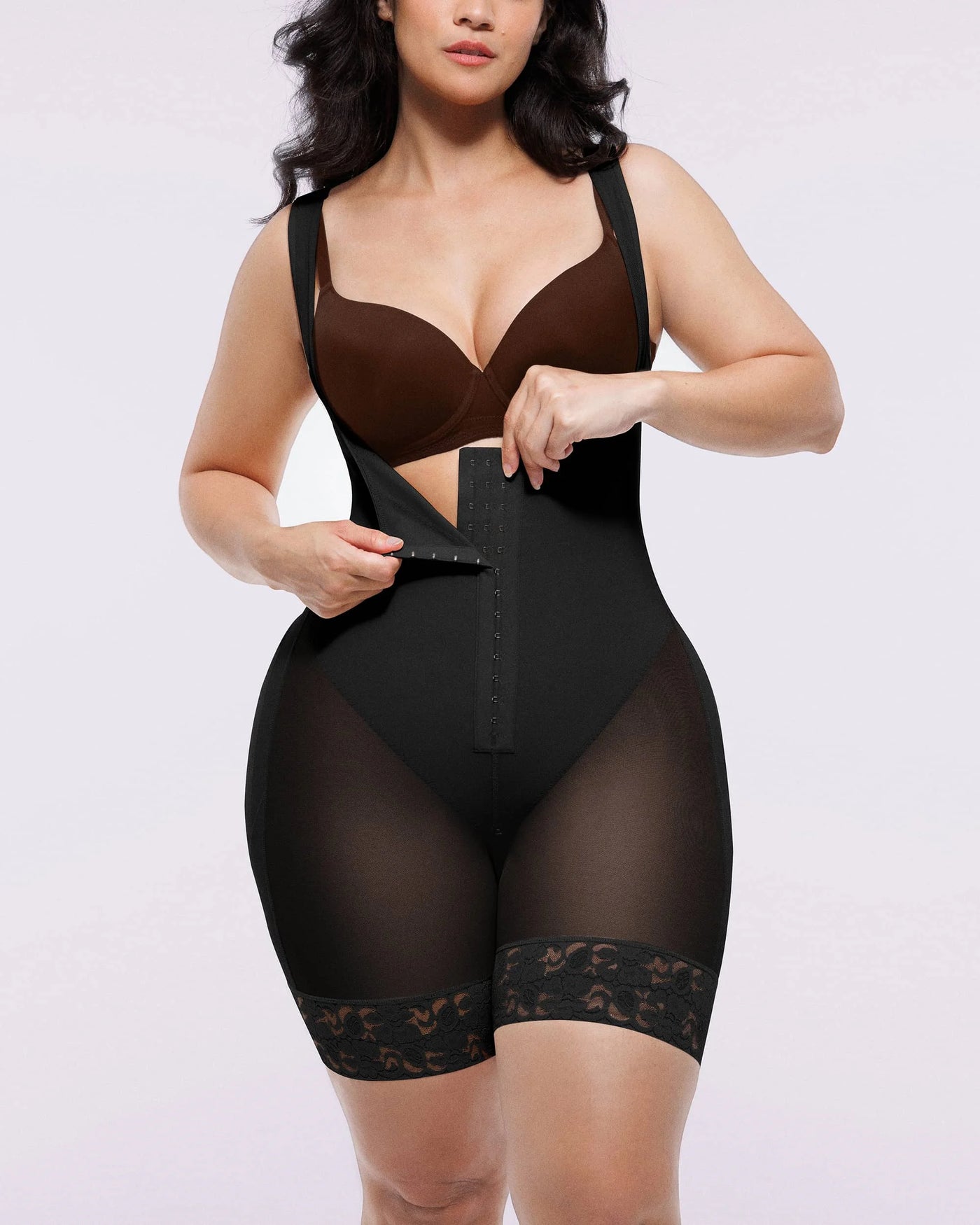 BOOT-YEAH™ AirSlim® Extreme Compression Open Bust Bodysuit