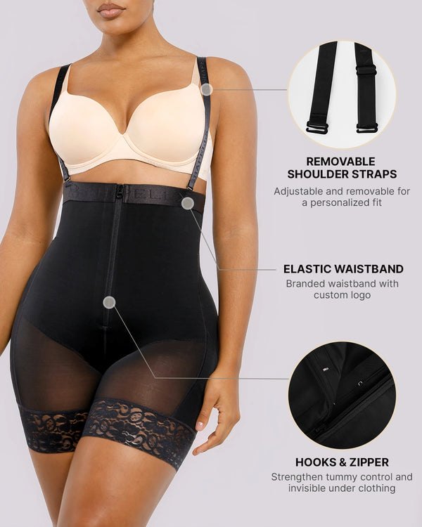 AirSlim® Firm Tummy Compression Bodysuit Shaper With Butt Lifter