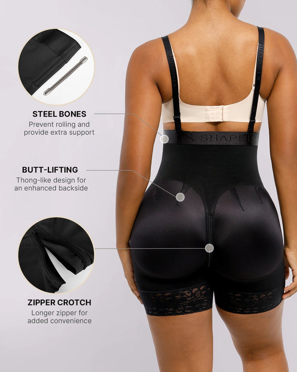 AirSlim® Firm Tummy Compression Bodysuit Shaper With Butt Lifter