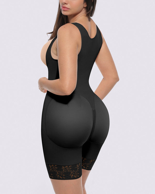 BOOT-YEAH™ AirSlim® Open Bust Tummy Control Bodysuit