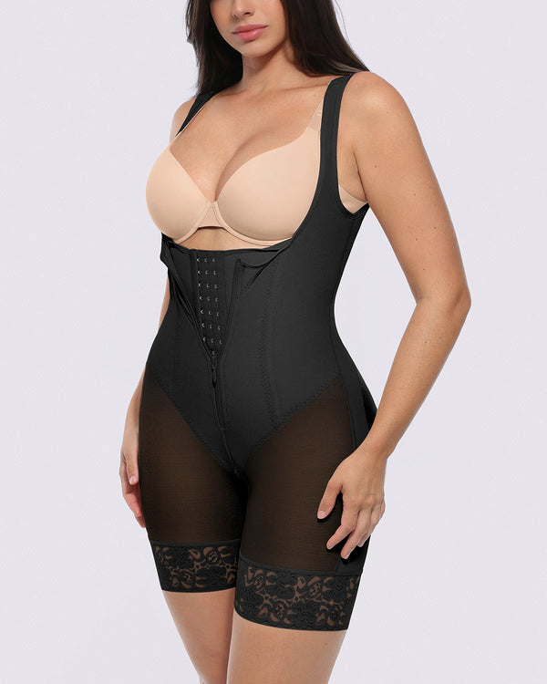 BOOT-YEAH™ AirSlim® Open Bust Tummy Control Bodysuit