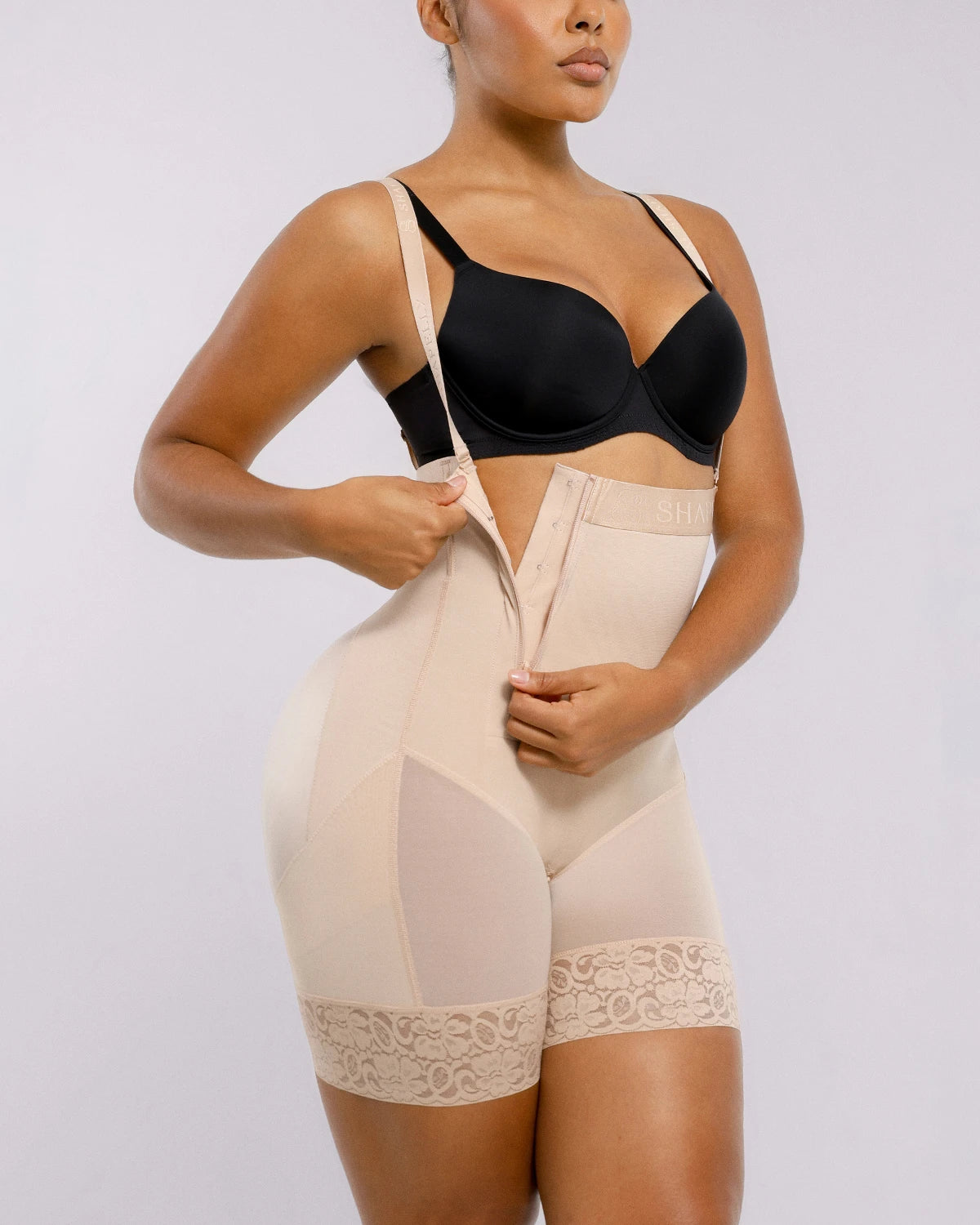 BOOT-YEAH™ AirSlim® Postpartum Side Zipper Support Short