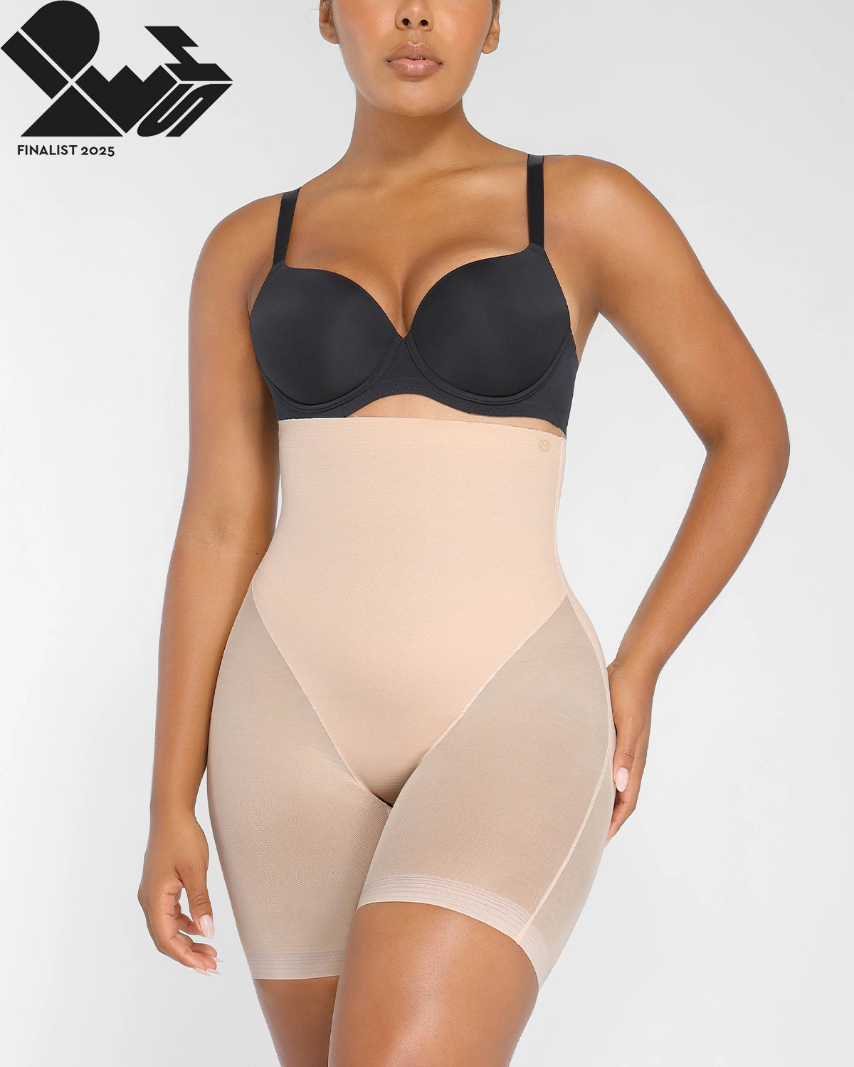 BOOT-YEAH™ MeshSmooth™ High-Waisted Mid Thigh Short