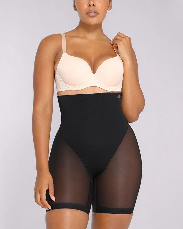 BOOT-YEAH™ MeshSmooth™ High-Waisted Mid Thigh Short