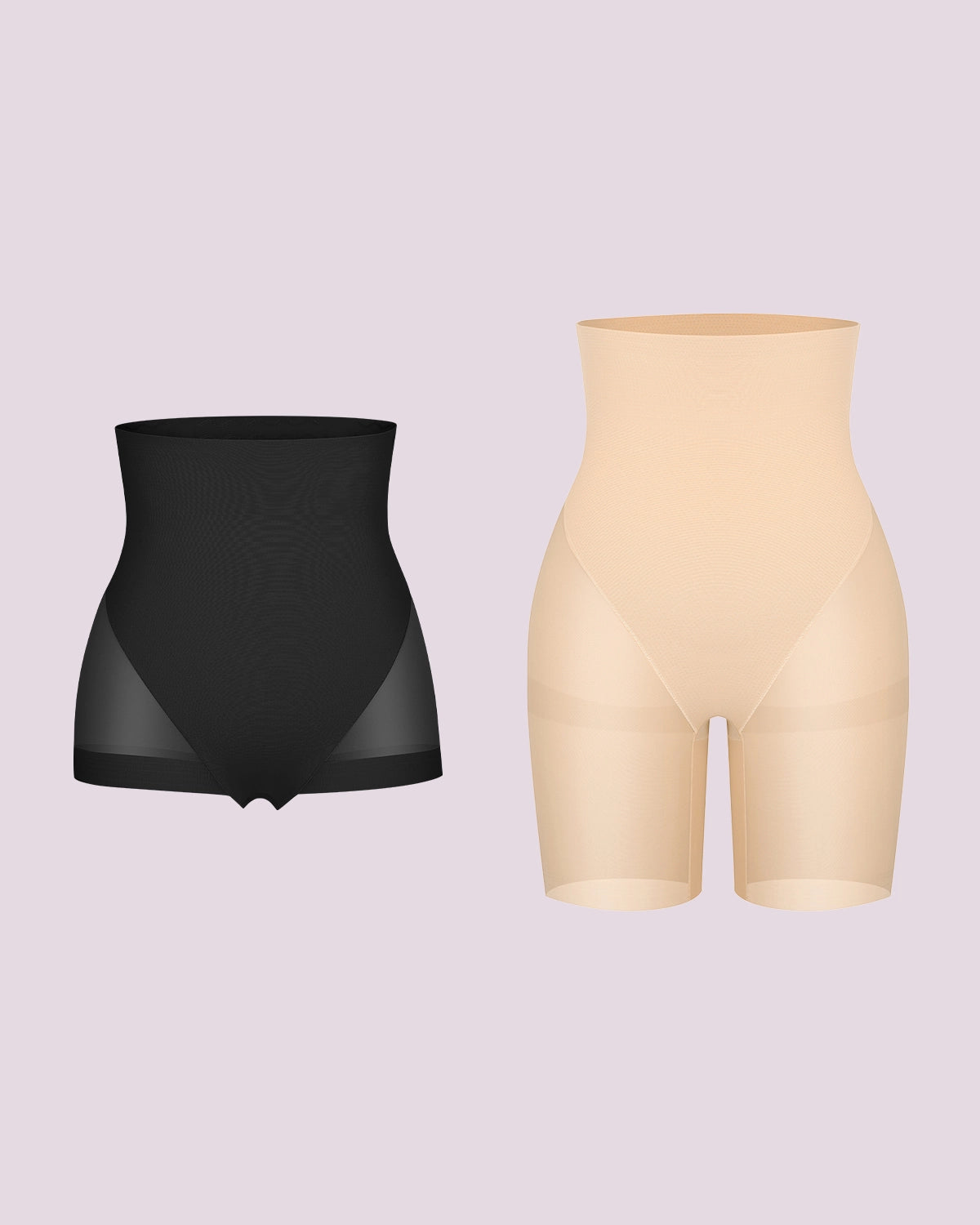 BOOT-YEAH™ MeshSmooth™ High-Waisted Mid Thigh Short + Brief