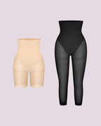 BOOT-YEAH™ MeshSmooth™ High-Waisted Mid Thigh Short + Capri