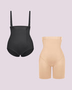 BOOT-YEAH™ SilkSculpt™ High-Waisted Short+Brief