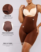 BOOT-YEAH™ SilkSculpt™ Open Bust Full Bodysuit