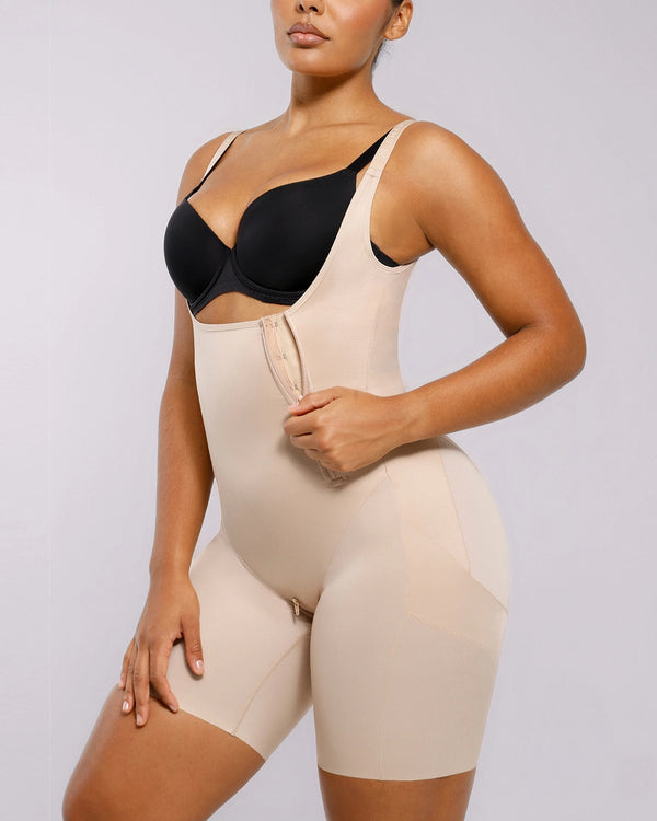 BOOT-YEAH™ SilkSculpt™ Open Bust Full Bodysuit