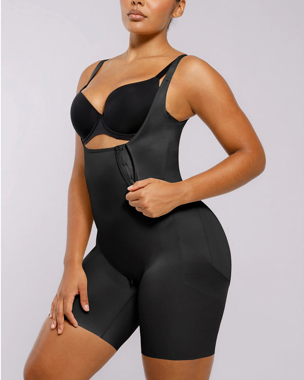 AirSlim® Open Bust Butt-Lifting Full Bodysuit