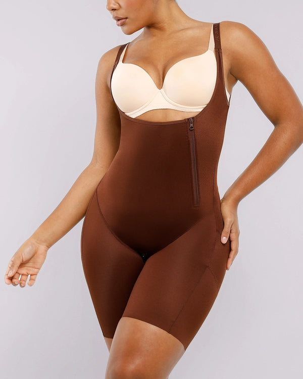 BOOT-YEAH™ SilkSculpt™ Open Bust Full Bodysuit