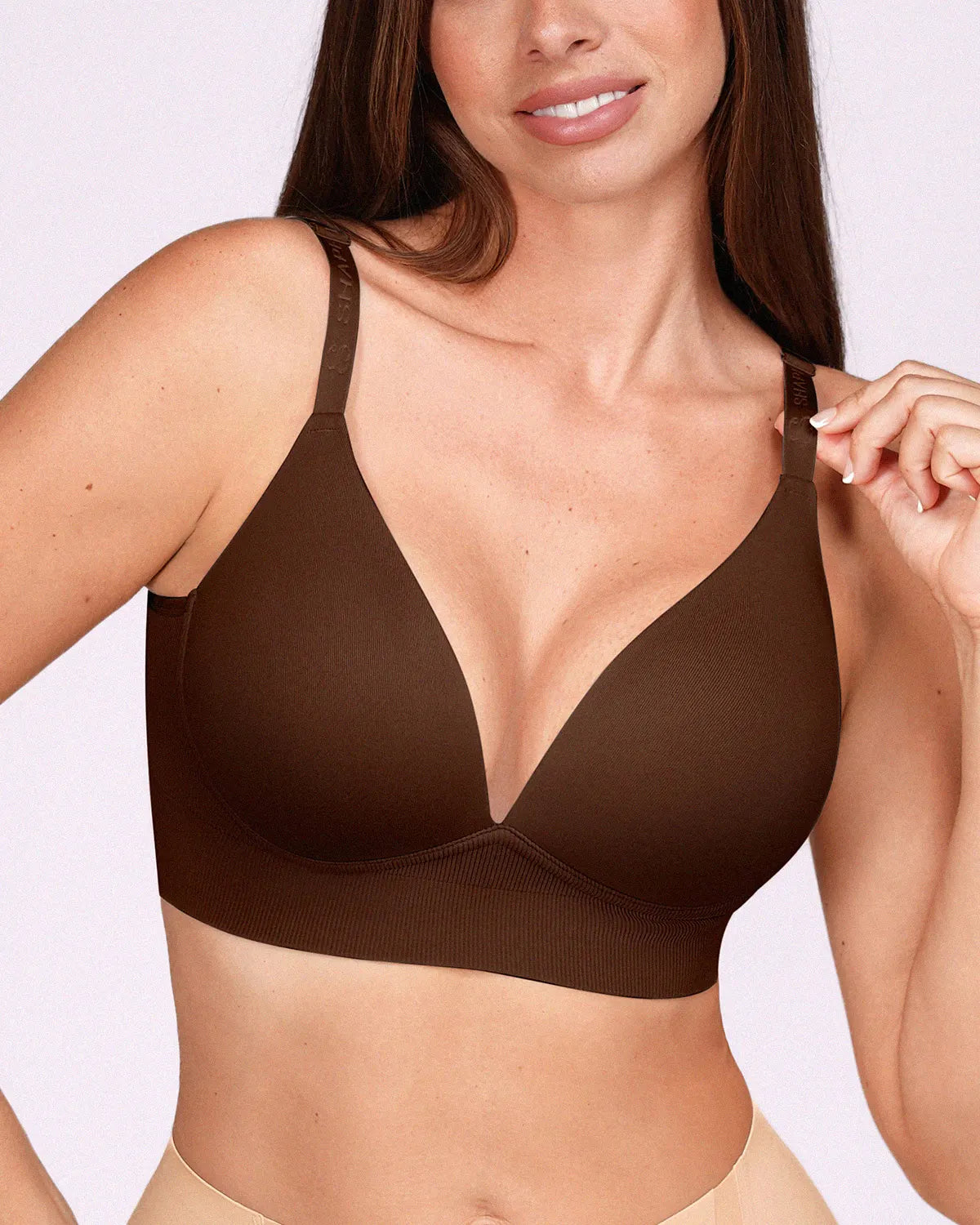 Back Smoothing Wireless Push-Up Bra