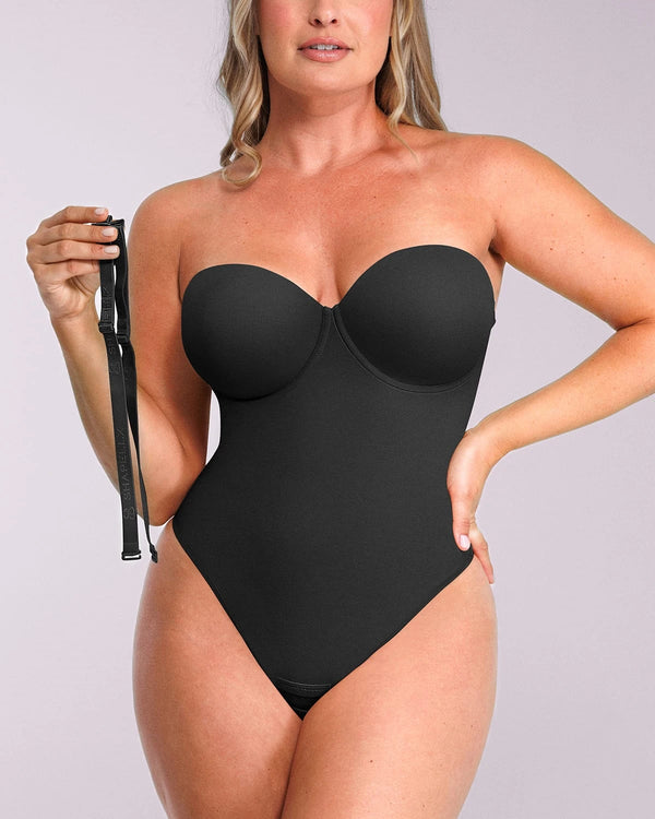 Bare Essentials AirSlim® Strapless Thong Bodysuit