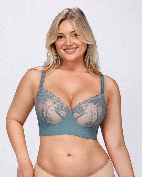 Bare Essentials™ AirSlim® Back Smoothing Lace Underwire Bra