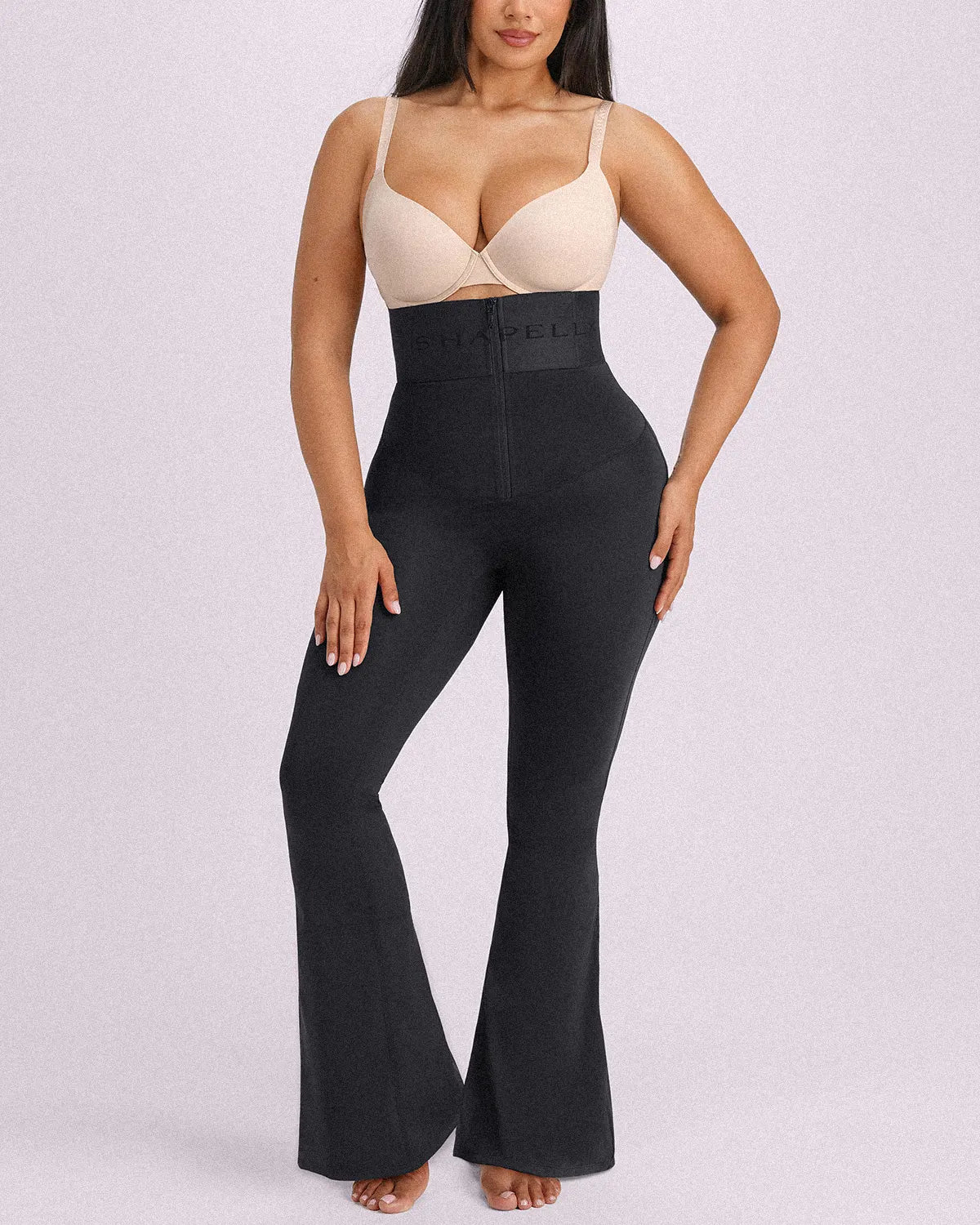 High-Waisted Tummy Control Flare Leggings