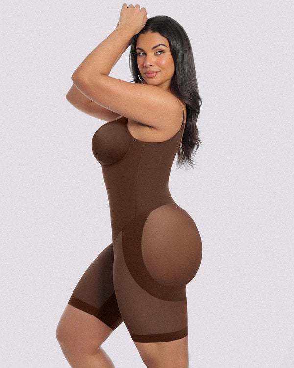 Bare Essentials™ AirSlim® Hourglass Full Body Mid Thigh Bodysuit