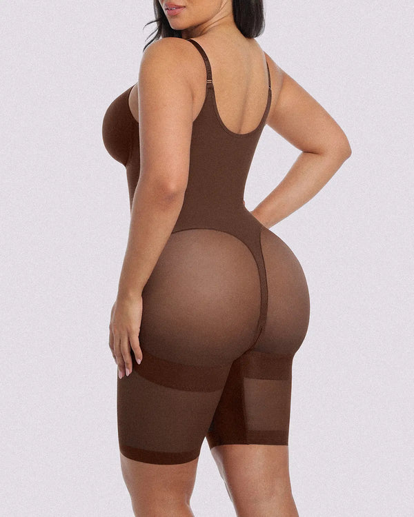 Bare Essentials™ AirSlim® Hourglass Full Body Mid Thigh Bodysuit