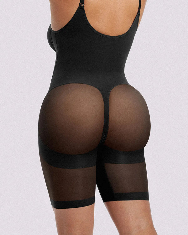 Bare Essentials™ AirSlim® Hourglass Full Body Mid Thigh Bodysuit
