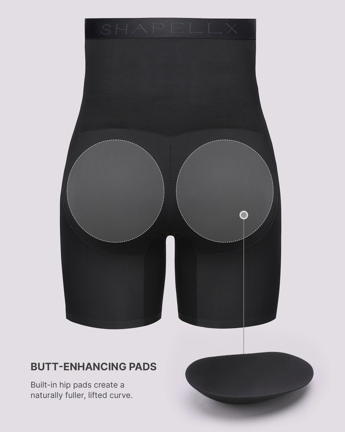 Bare Essentials™ AirSlim® Men's High-Waisted Padded Short
