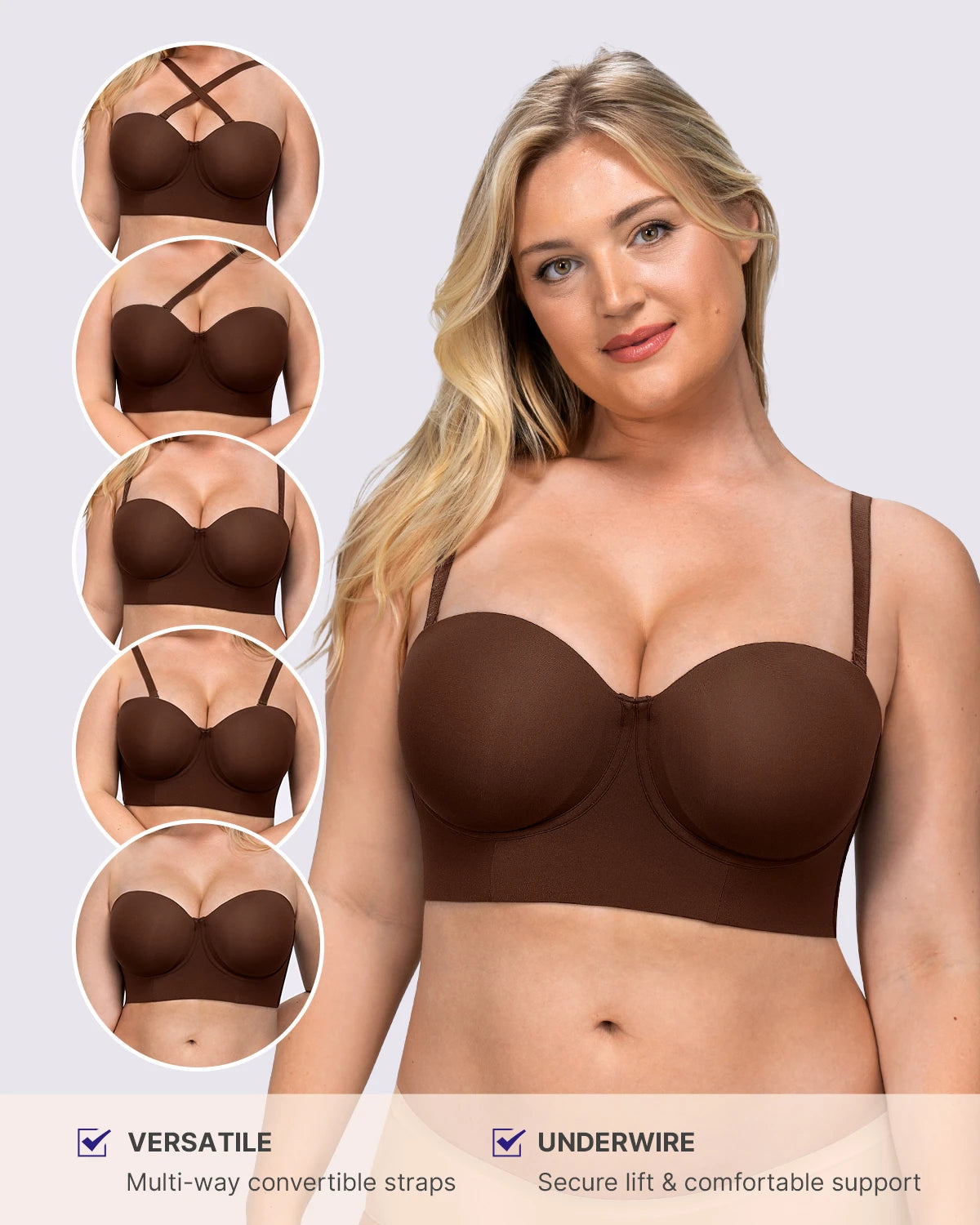 Bare Essentials™ AirSlim® Smoothing Strapless Convertible Bra