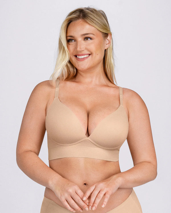 Bare Essentials™ Defineline™ Back Smoothing Wireless Push-Up Bra