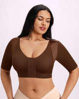 Elbow Sleeve Back Smoothing Top