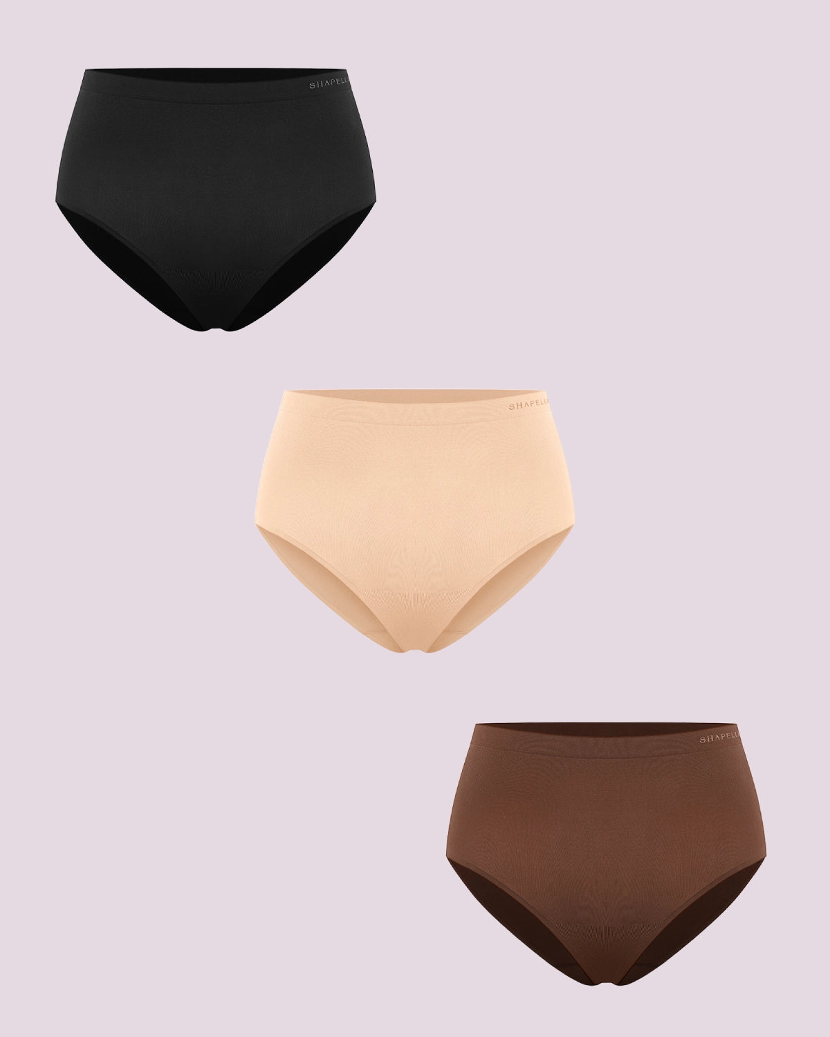 Bare Essentials™ Skin Flow™ Comfy Mid-Rise Brief 3-Pack
