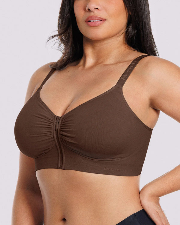 Bare Essentials™ Skin Flow™ Front-Zipper Wireless Bra