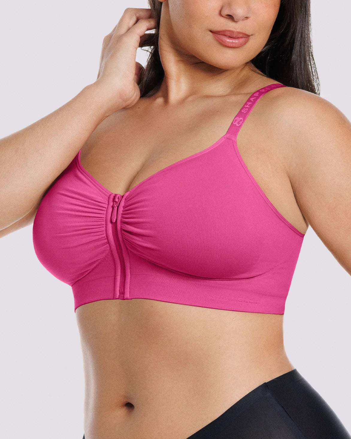 Bare Essentials™ Skin Flow™ Front-Zipper Wireless Bra