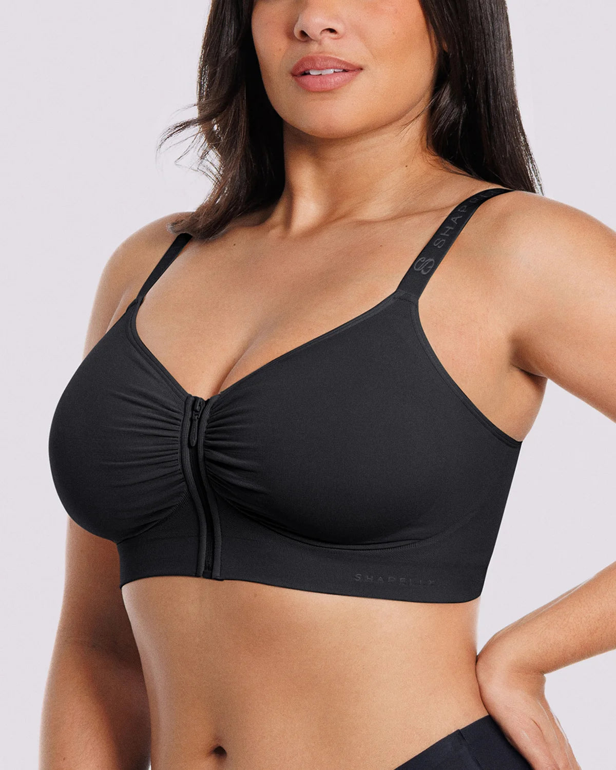 Bare Essentials™ Skin Flow™ Front-Zipper Wireless Bra