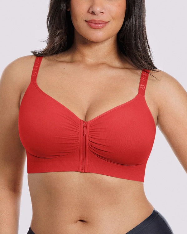 Bare Essentials™ Skin Flow™ Front-Zipper Wireless Bra