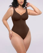 Bare Essentials™ Skin Flow™ Zipper Front Thong Bodysuit