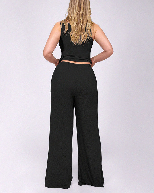 Bare Essentials™ Soft Modal Rib Pants Set