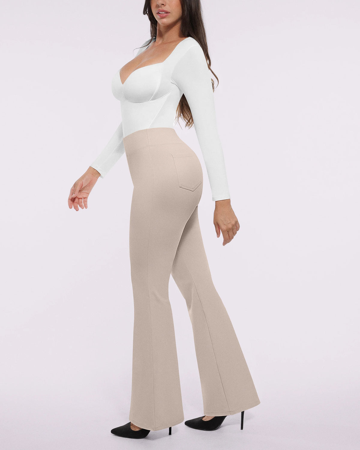 Bare Essentials™ AirSlim® Back Pocket Flare Work Pants