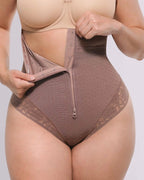 Bare Essentials™ AirSlim® High-Waisted Polka Dot Shaping Thong